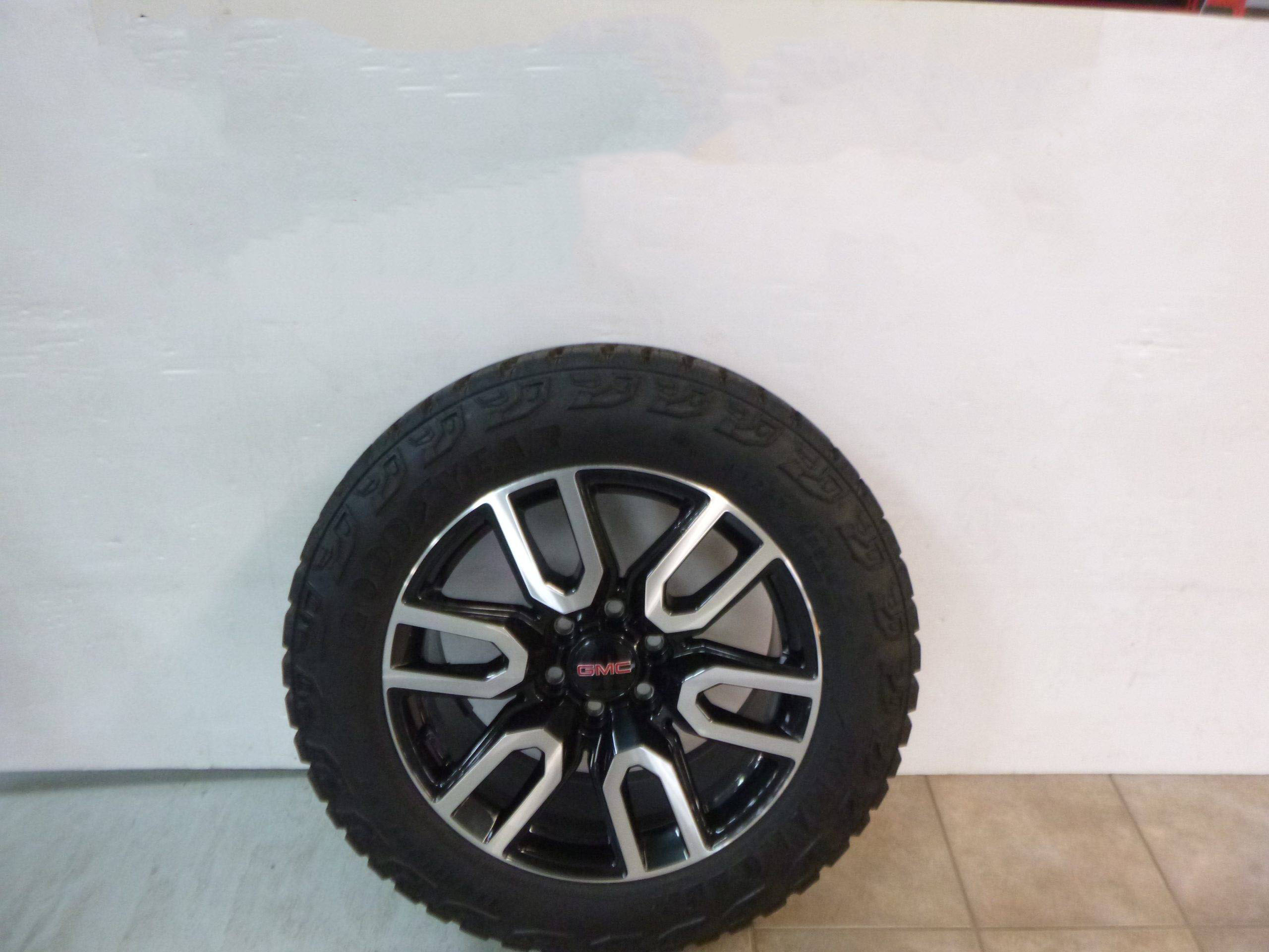 1988 – 2026 GMC Sierra or Chevrolet Silverado 20″ Rims and 265/60R20 Goodyear Wrangler Territory MT Tires