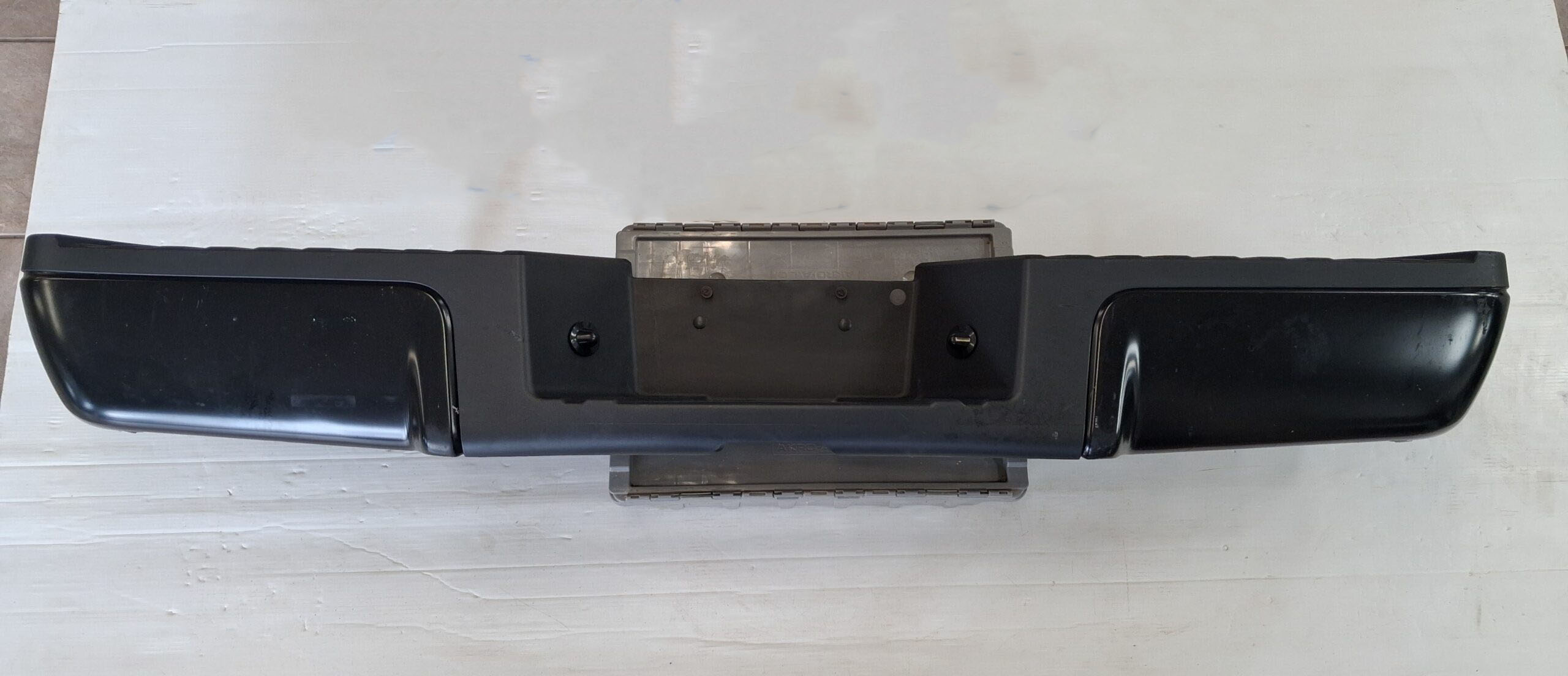 2008 – 2016 Ford Superduty Base Black Rear Bumper