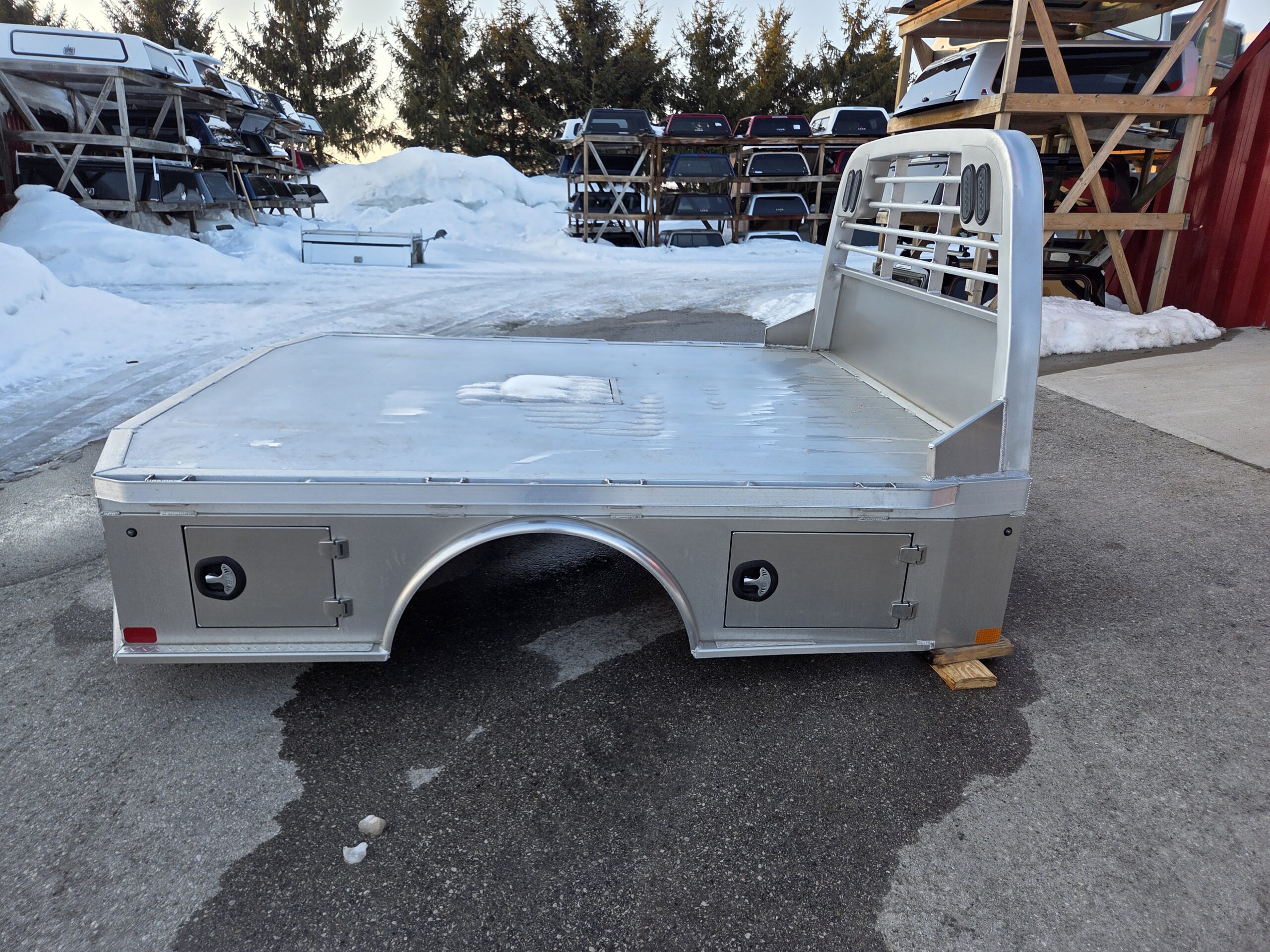 ALSK-03946034SD CM Aluminum Skirted Flat Deck Truck Bed