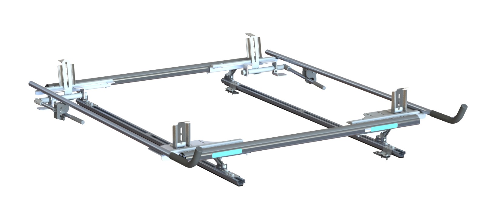 Adrian Steel Dual Grip-Lock Roof Rack, 6’2” – 6’10” Bed