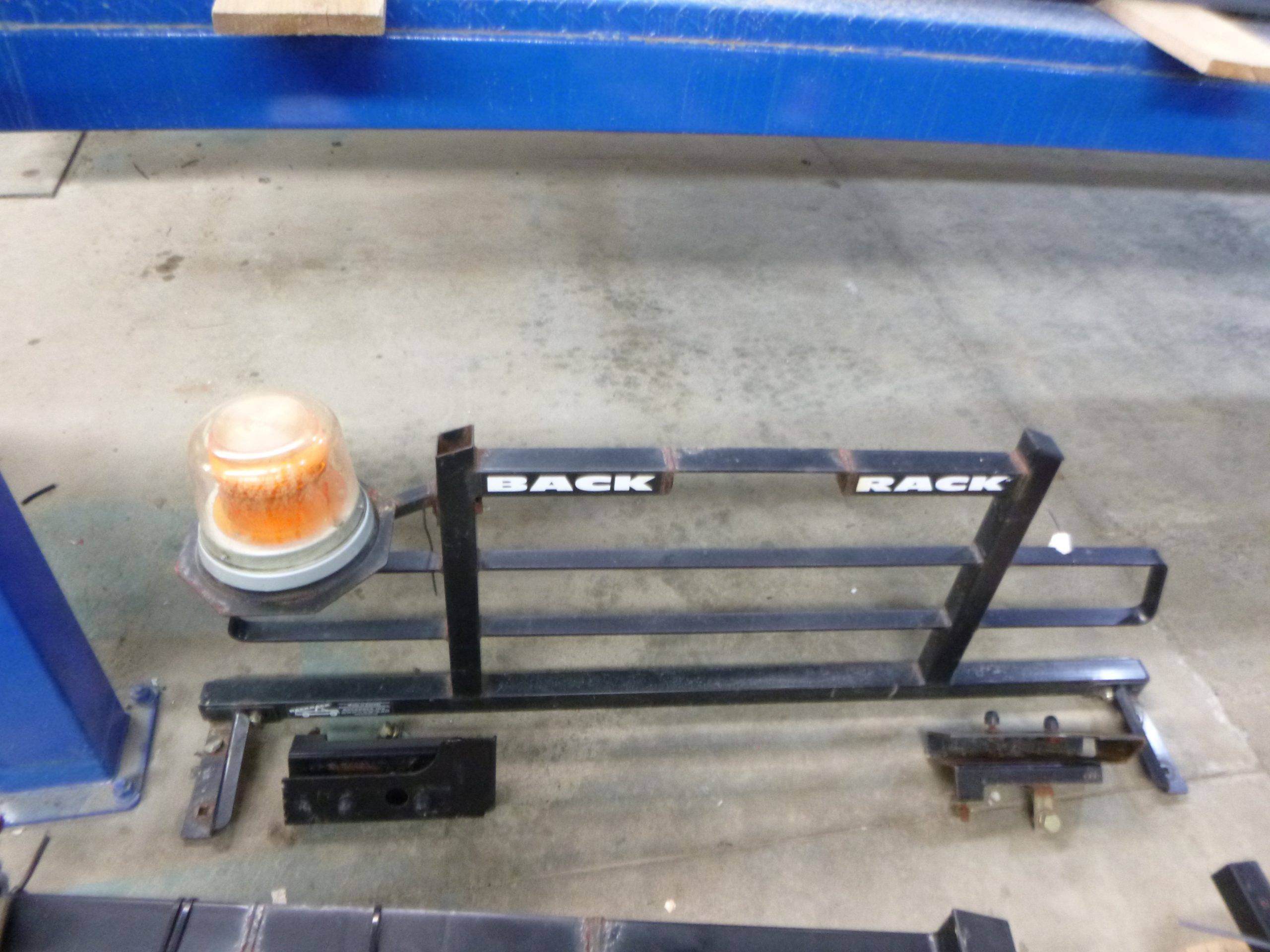 GMC or Ford Back Rack, No hardware with light